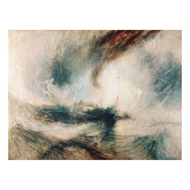 Konststilar Romantik William Turner - Snow Storm - Steam-Boat Off A Harbour’S Mouth