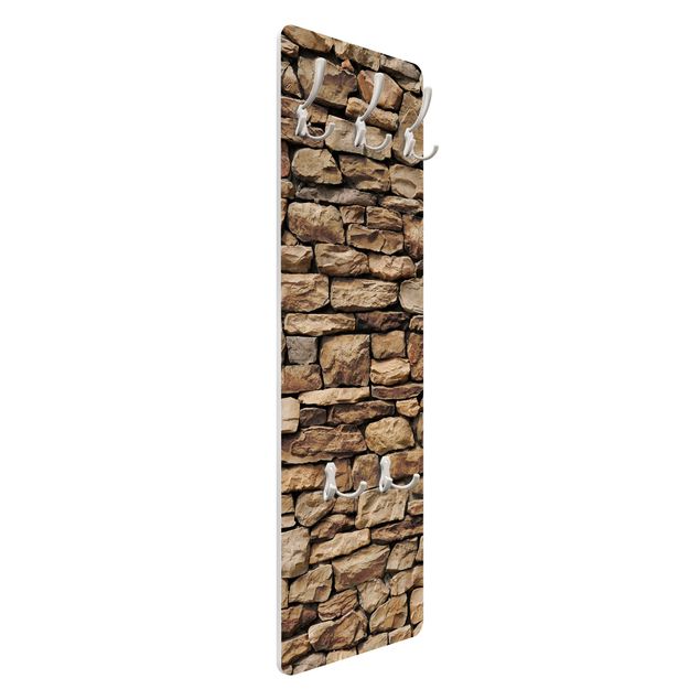 Klädhängare vägg brun American Stone Wall