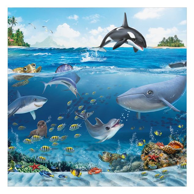 Fönsterfilm - Animal Club International - Underwater World With Animals