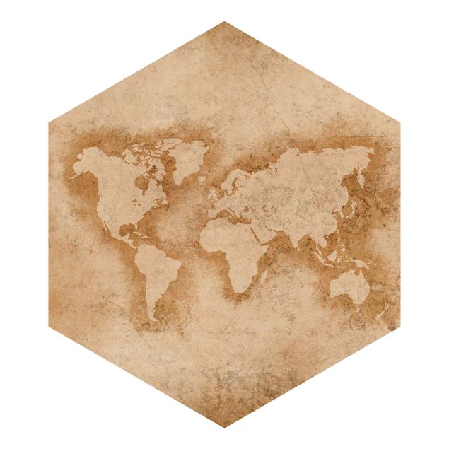 Tapeter Antique World Map