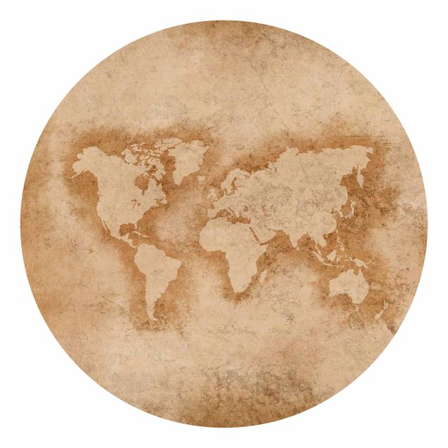 Fototapeter världskartor Antique World Map