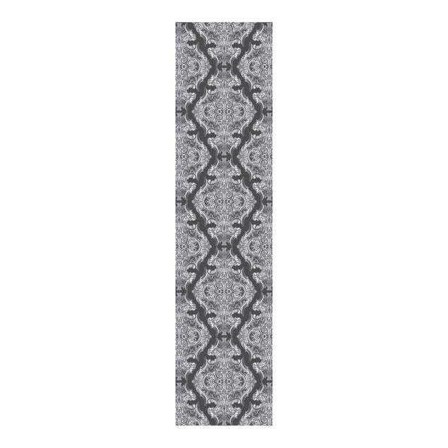 Panelgardiner mönster 3D Pattern With Stripes In Silver