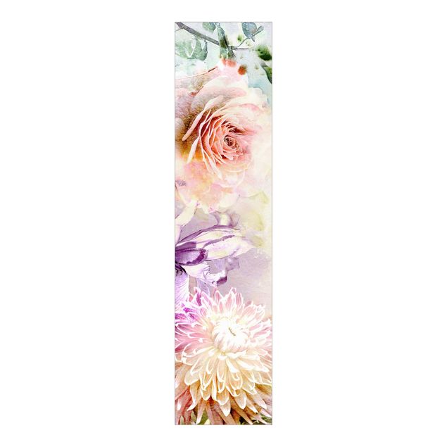Panelgardiner blommor  Watercolour Flower Mix Pastel