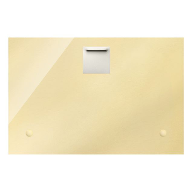 Glasbild - Aquarell Pastell Bunt mit Gold - Querformat 3:2