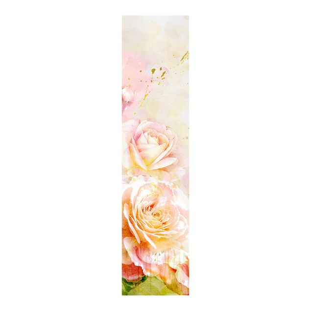 Panelgardiner blommor  Watercolour Rose Composition