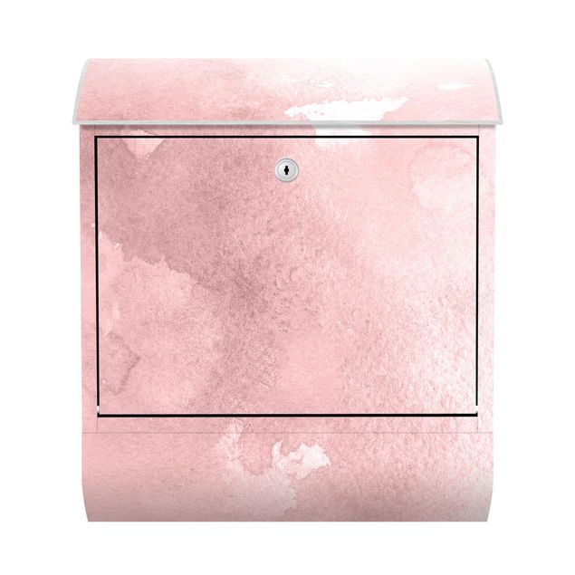 Brevlådor Watercolour Pink Cotton Candy