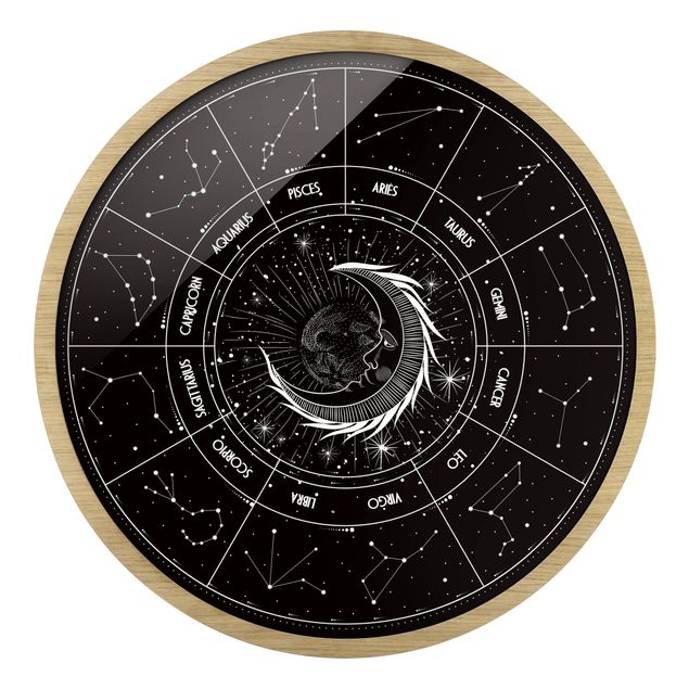 Tavlor Astrology Moon And Zodiac Signs Black