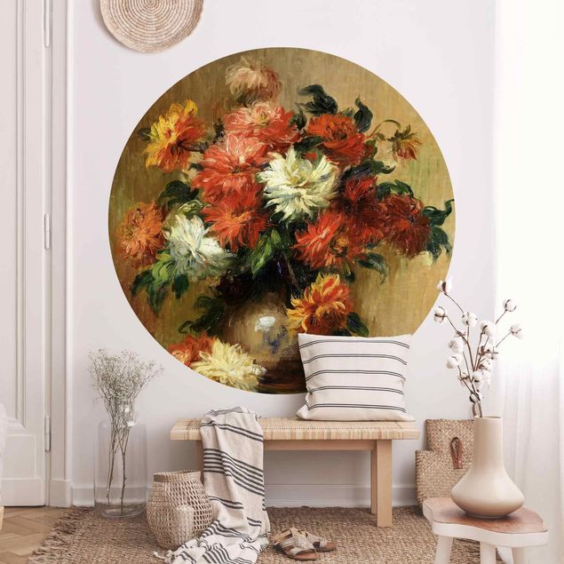 Kök dekoration Auguste Renoir - Still Life with Dahlias
