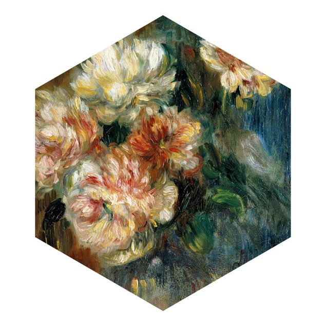 Fototapeter blommor  Auguste Renoir - Vase Of Peonies