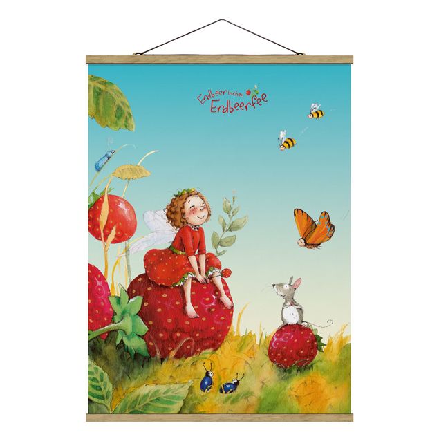 Tavlor modernt Little Strawberry Strawberry Fairy - Enchanting