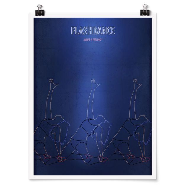 Tavlor porträtt Film Poster Flashdance