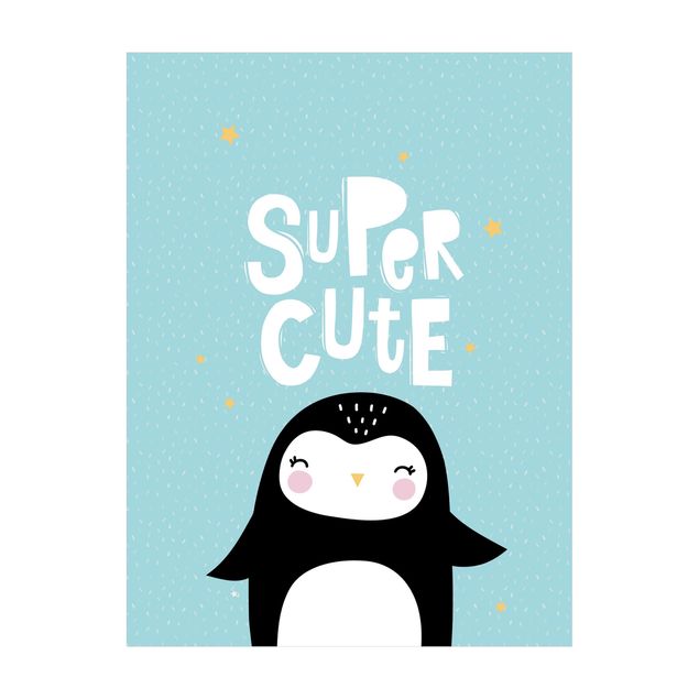 stora mattor Super Cute Penguin