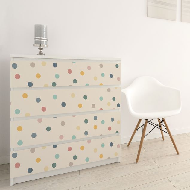 Möbelfolier mönster Confetti Dots Pattern