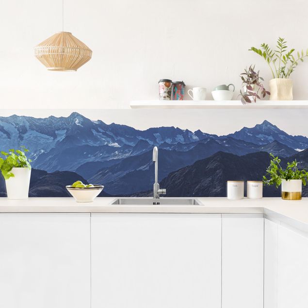 väggplatta kök Panoramic View Of Blue Mountains