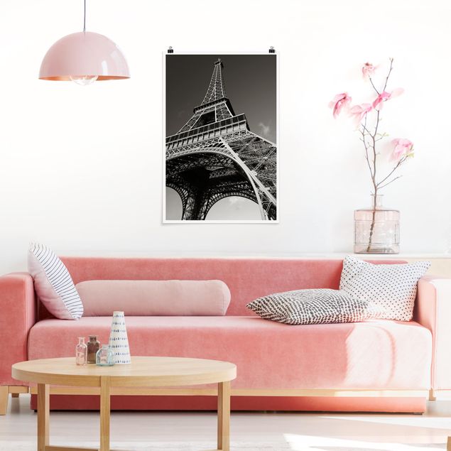 Posters arkitektur och skyline Eiffel tower