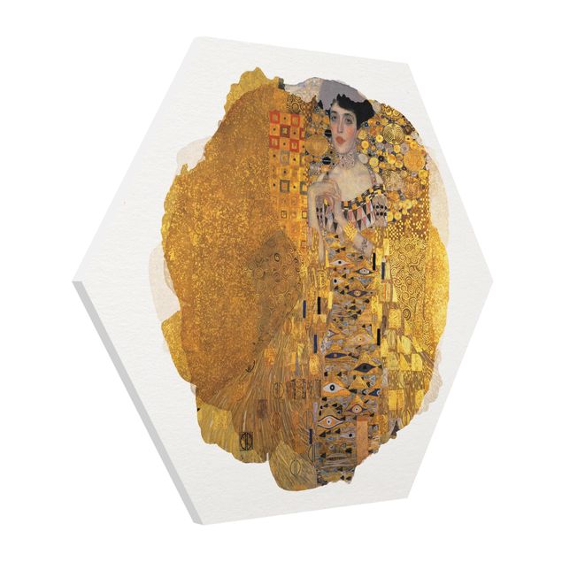 Konststilar WaterColours - Gustav Klimt - Portrait Of Adele Bloch-Bauer I