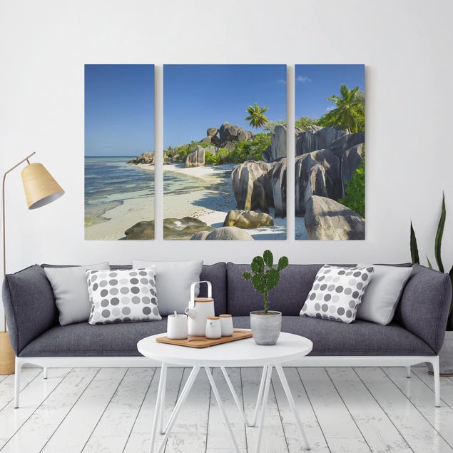 Canvastavlor solnedgångar Dream Beach Seychelles