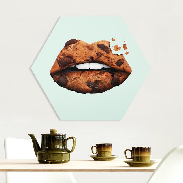 Kök dekoration Lips With Biscuit
