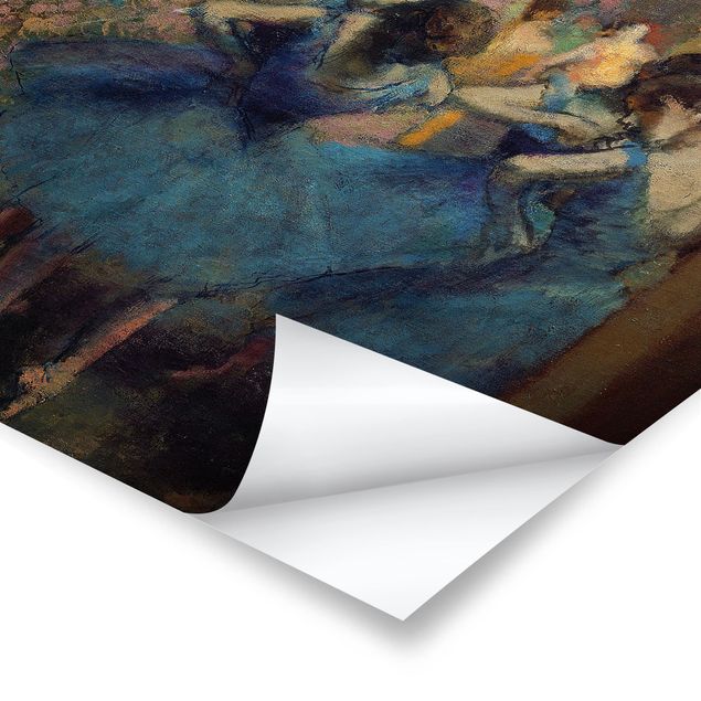 Posters konstutskrifter Edgar Degas - Blue Dancers