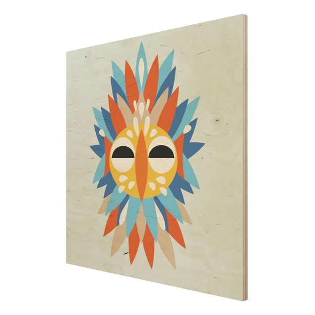 Tavlor Collage Ethnic Mask - Parrot