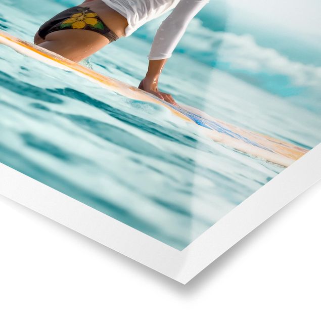 Posters stränder Surfer