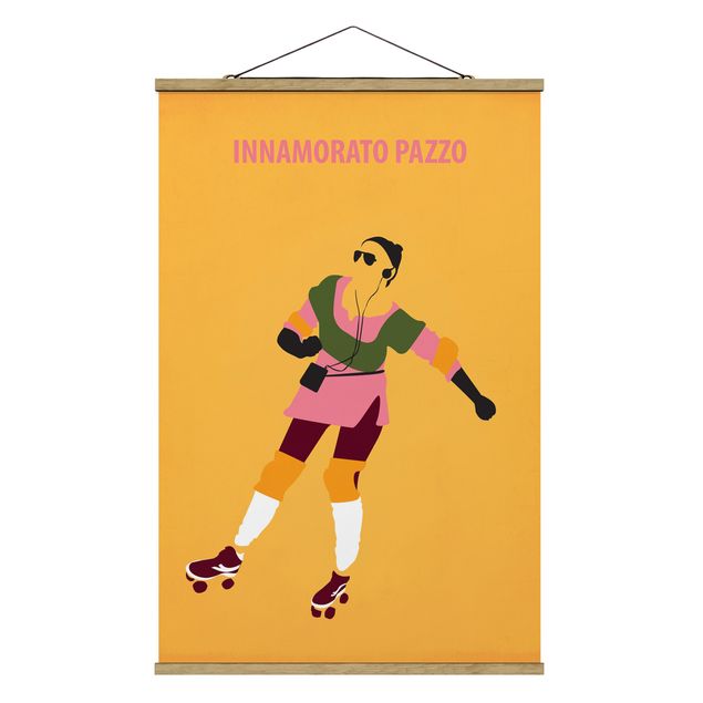 Tavlor modernt Film Poster Innamorato Pazzo