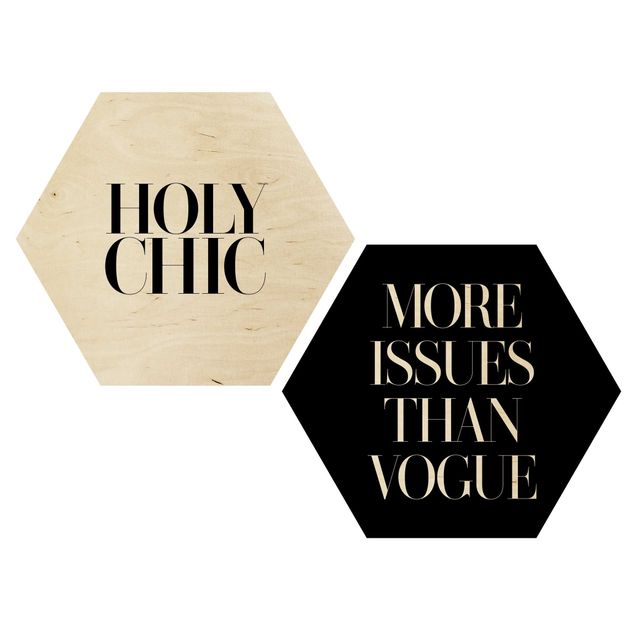 Hexagonala tavlor Holy Chic & Vogue