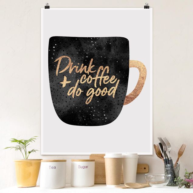 Tavlor kaffe Drink Coffee, Do Good - Black