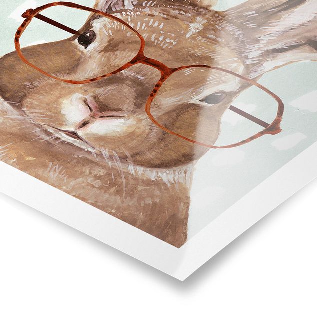 Tavlor Animals With Glasses - Rabbit