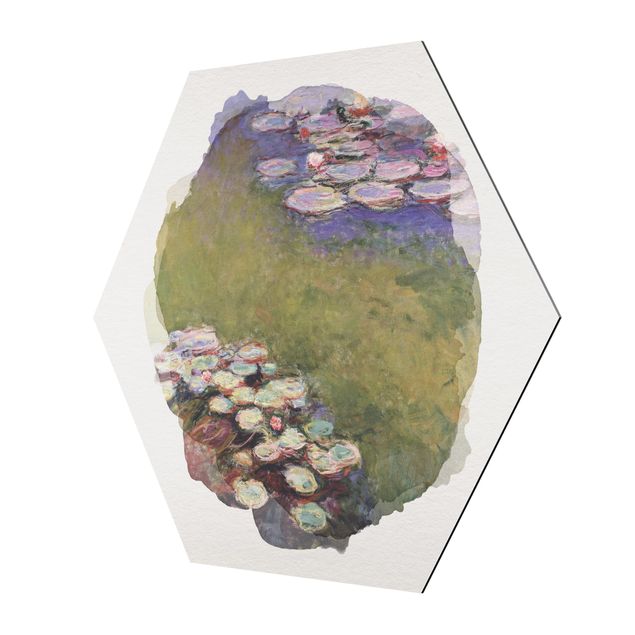 Tavlor blommor WaterColours - Claude Monet - Water Lilies