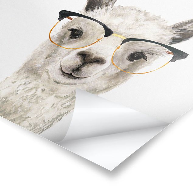 Tavlor Hip Lama With Glasses I