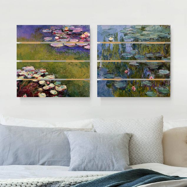 Kök dekoration Claude Monet - Water Lilies Set