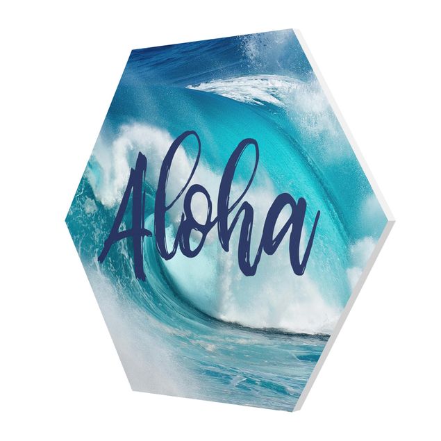 Hexagonala tavlor Aloha