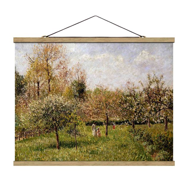 Konststilar Post Impressionism Camille Pissarro - Spring In Eragny