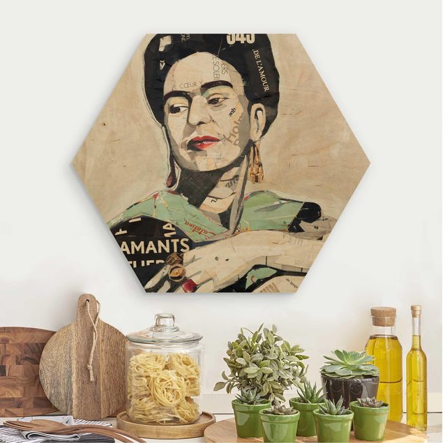 Kök dekoration Frida Kahlo - Collage No.4