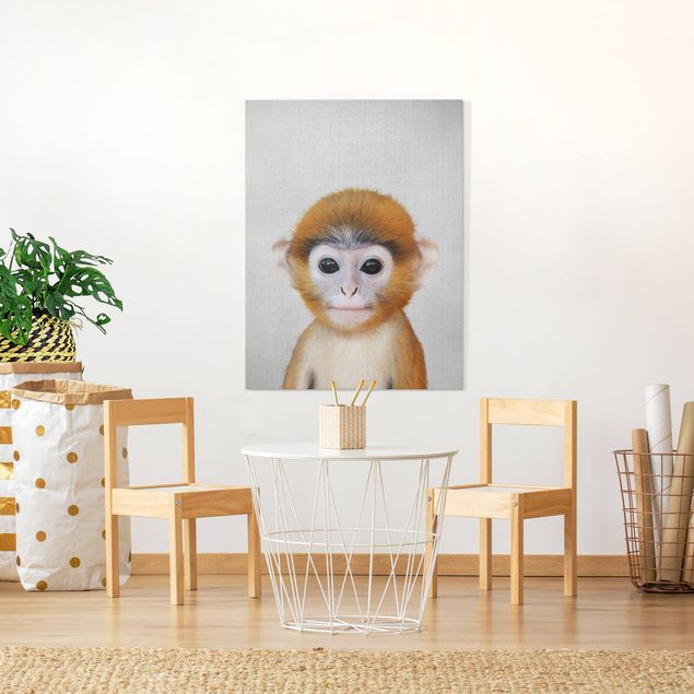 Tavlor apor Baby Monkey Anton