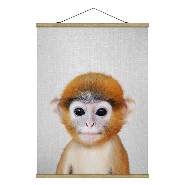 Tavlor djur Baby Monkey Anton
