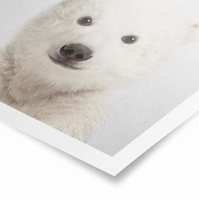 Tavlor modernt Baby Polar Bear Emil