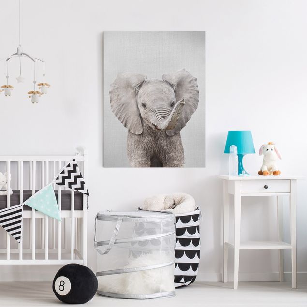Inredning av barnrum Baby Elephant Elsa