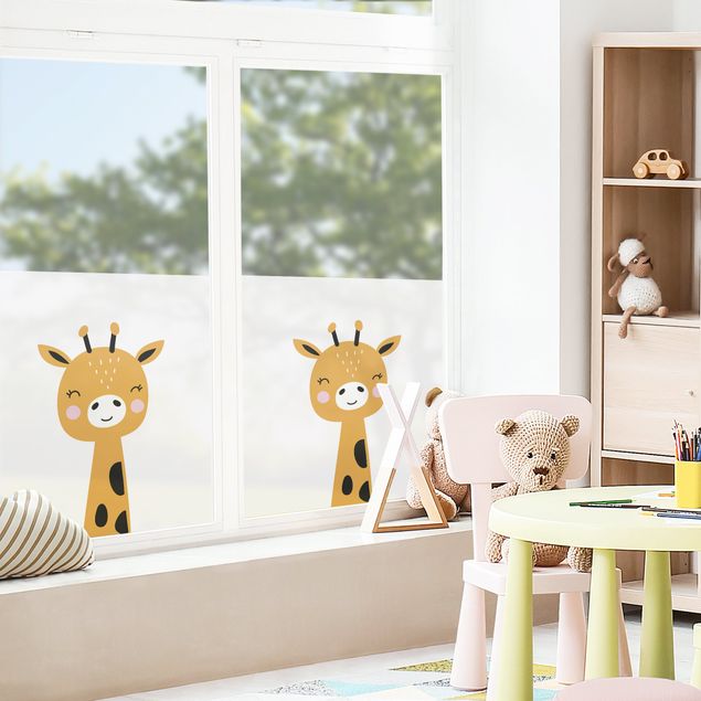 Fönsterfilm - Baby Giraffe