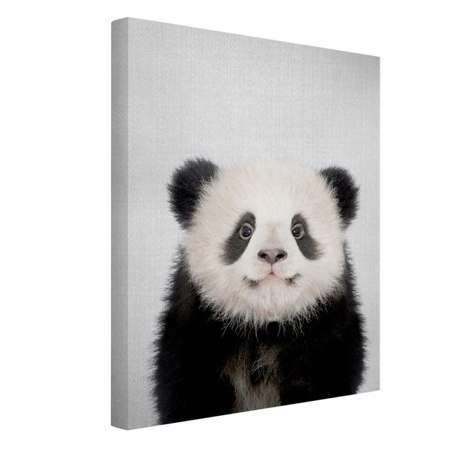 Canvastavlor djur Baby Panda Prian