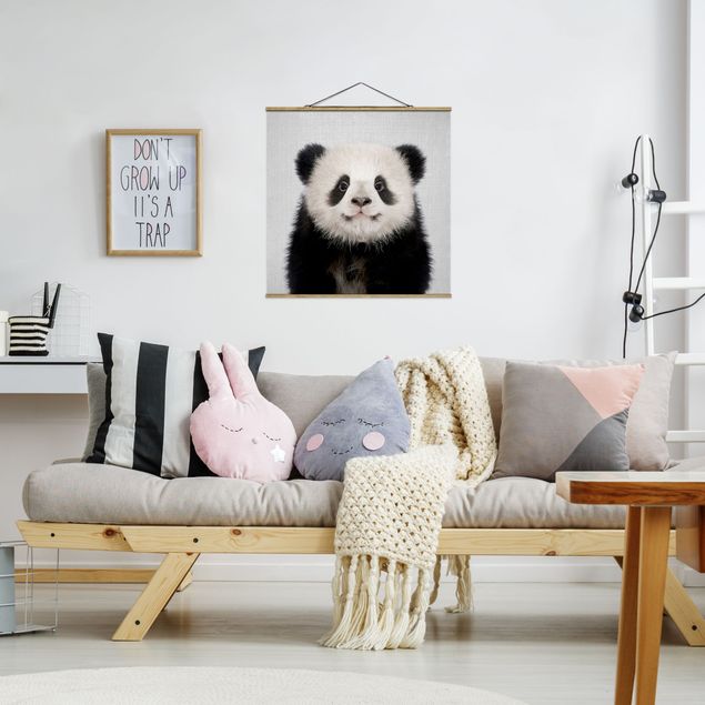 Tavlor modernt Baby Panda Prian