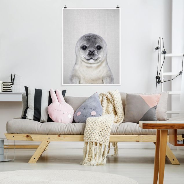 Posters djur Baby Seal Ronny