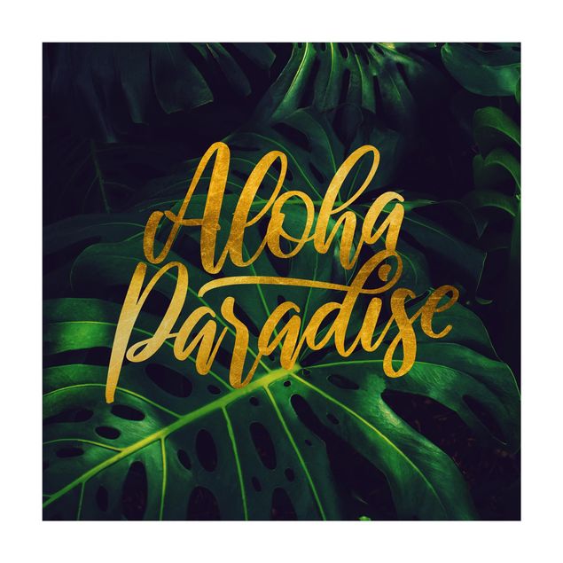 mattor guld Jungle - Aloha Paradise