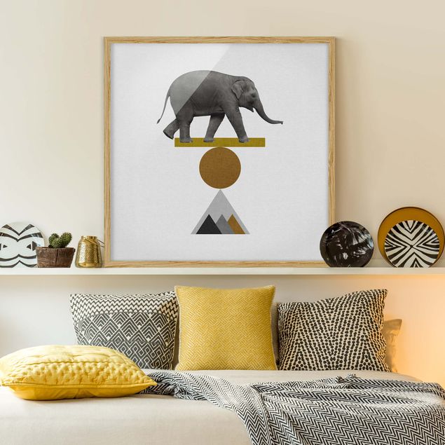 Tavlor elefanter Art Of Balance Elephant