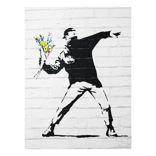 Tavlor Flower Thrower - Brandalised ft. Graffiti by Banksy
