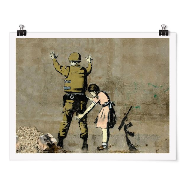Tavlor Soldat und Mädchen - Brandalised ft. Graffiti by Banksy