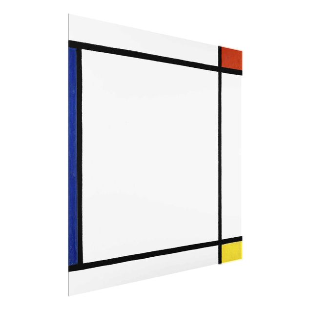 Tavlor konstutskrifter Piet Mondrian - Composition III with Red, Yellow and Blue