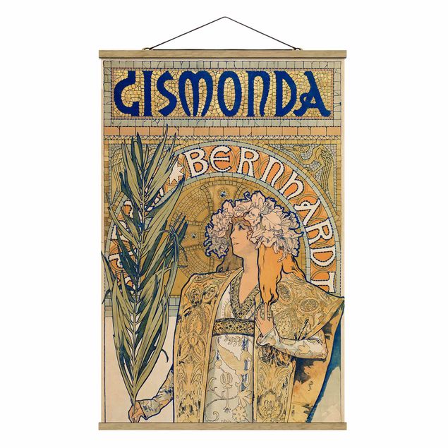 Konststilar Alfons Mucha - Poster For The Play Gismonda