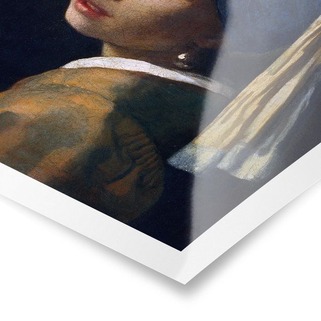 Tavlor porträtt Jan Vermeer Van Delft - Girl With A Pearl Earring